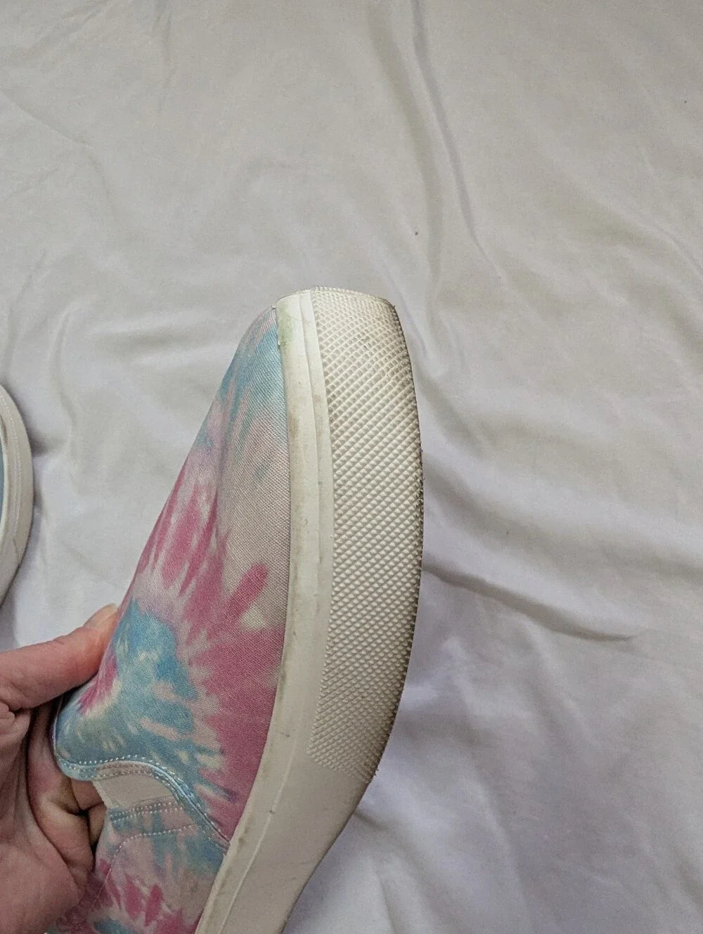 Skechers Blue Pink Tie-dye Slip On Comfort Shoes Women's Size 10